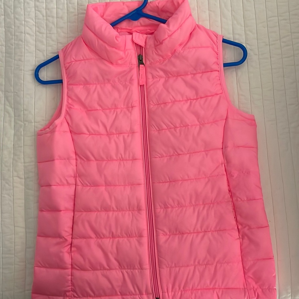Pink Puffer Vest Jacket Size Girl’s XXL